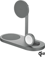 Беспроводное зарядное устройство uBear Stage Ultra Wireless Charger  Apple Watch Edition (Gray (WL20SG31SU-AW))