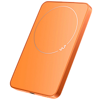 PowerBank VLP Diamond Energy MagSafe, Qi2, 5000mAh, 3A, USB-C (Orange)