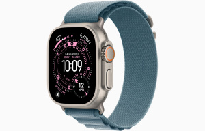 Умные часы Apple Watch Ultra 3 49mm (Natural Titanium Light Blue Alpine Loop M)