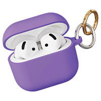 Чехол силиконовый VLP Charm Case для AirPods 4 (Lavander)
