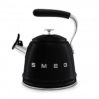 Чайник со свистком SMEG CKLW2001 (BL Черный )