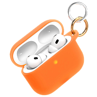 Чехол силиконовый VLP Charm Case для AirPods Pro 3 (Orange)