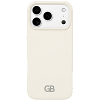 Силиконовый чехол GB case для iPhone 17 Pro (White)