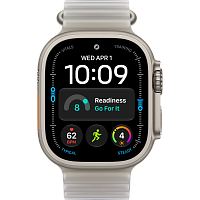 Умные часы Apple Watch Ultra 4 49mm (Natural Titanium Translucent Gray Ocean Band)