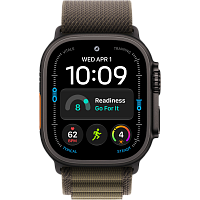 Умные часы Apple Watch Ultra 4 49mm (Black Titanium Dark Olive Alpine Loop L)