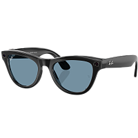 Умные очки Ray-Ban SKYLER GEN1 (RW4010 Shiny Black / Transitions Cerulean Blue Standart (52))
