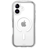 Чехол защитный VLP Bubble Case с MagSafe для iPhone 17 (White)