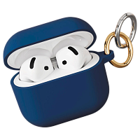 Чехол силиконовый VLP Charm Case для AirPods 4 (Blue)