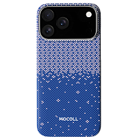 Кевларовый чехол MOCOLL для iPhone 17 Pro Max (Blue)