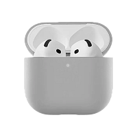 Чехол защитный uBear Touch Pro для Apple AirPods 4 (Gray)