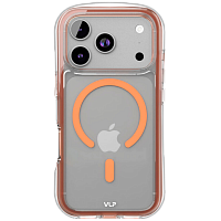 Чехол защитный VLP Bubble Case с MagSafe для iPhone 17 Pro (Orange)